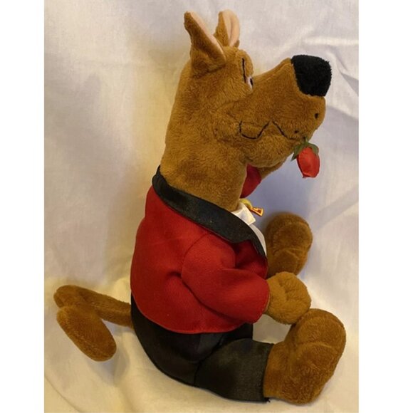 Scooby Doo Red Tuxedo Animated Singing Dancing Plush 2005 How Do Fools Fall In L - Picture 3 of 9